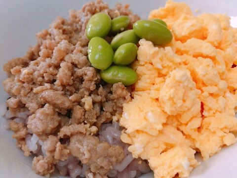 【ダイエット中に】砂糖不使用　そぼろご飯